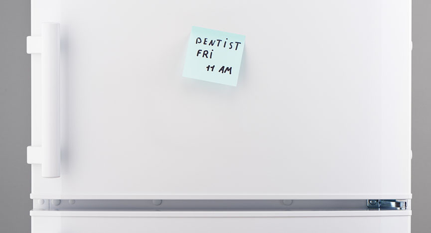 Заметка "Сходить к стоматологу"